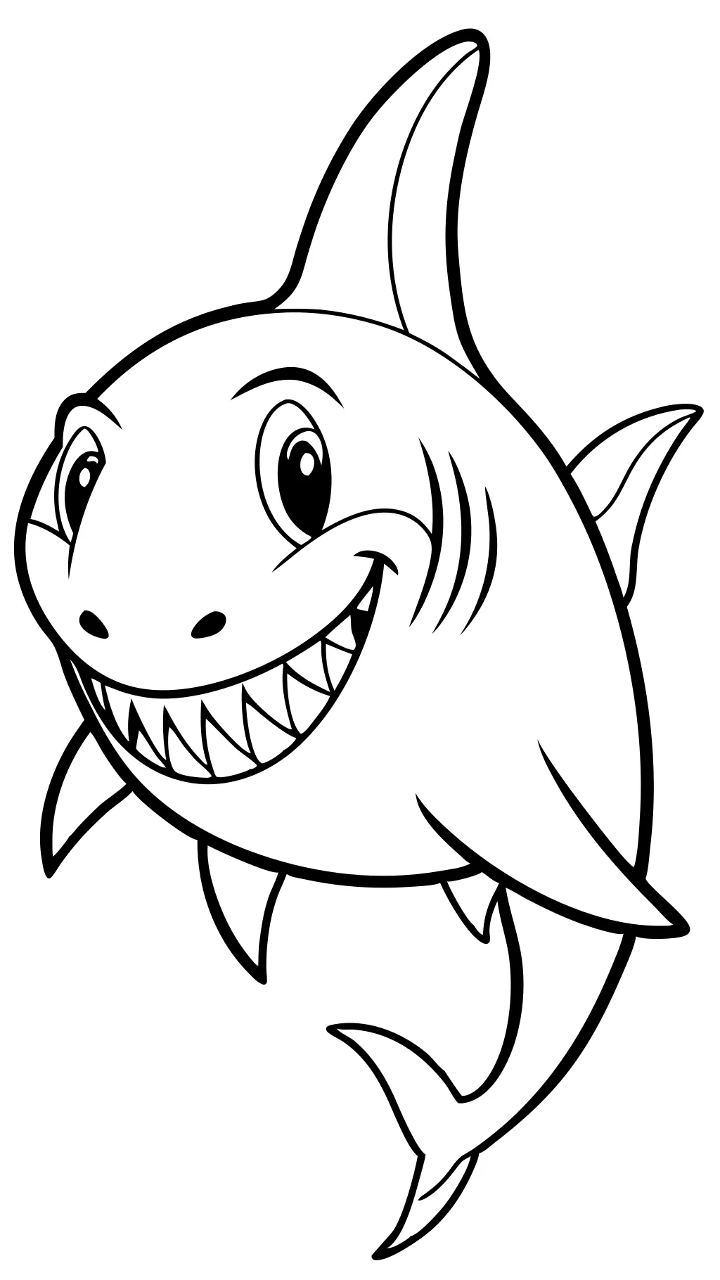 coloriage de requin gratuit imprimable